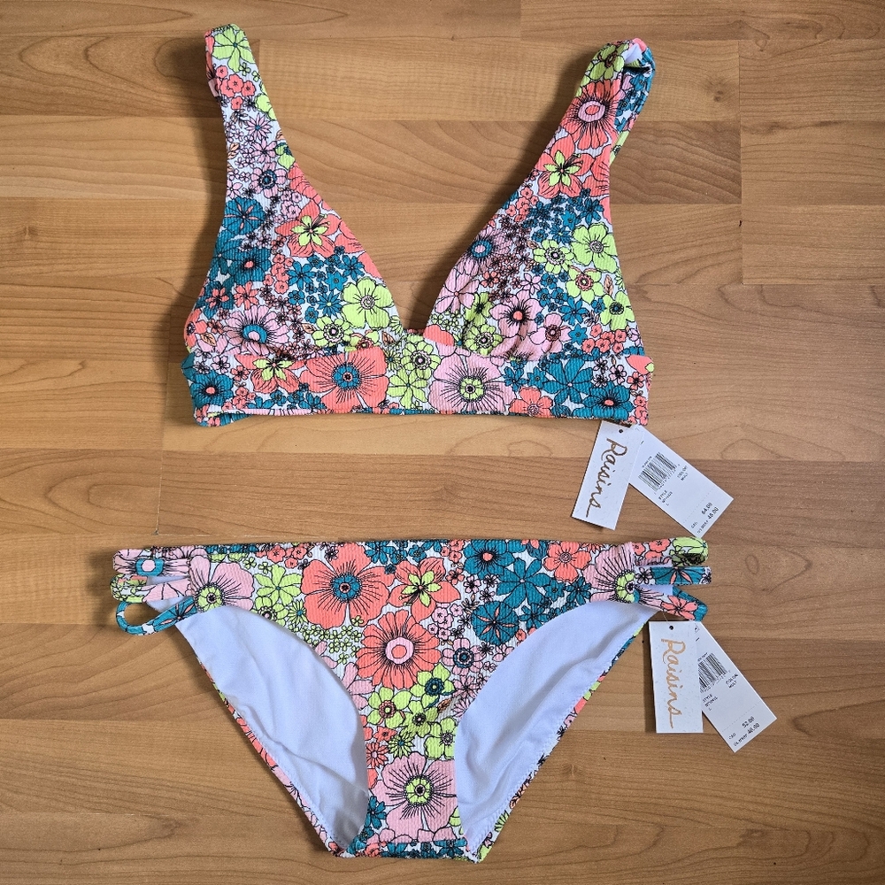 Raisins Multicolor Floral Bikini Set